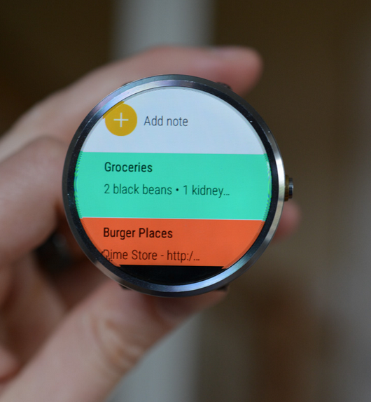 تحديث Google Keep يجلب تصفح الملاحظة على Android Wear