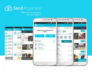 Send Anywhere لنقل وإرسال الملفات بين جميع أنظمة التشغيل