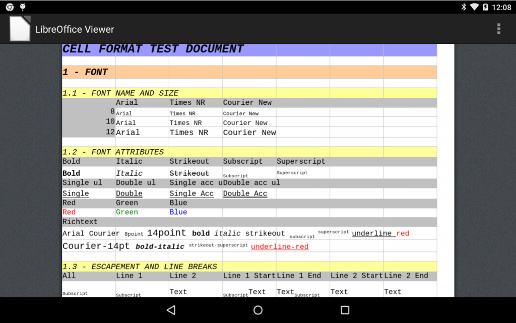 LibreOffice تطبيق عارض مستندات أوفيس على أندرويد