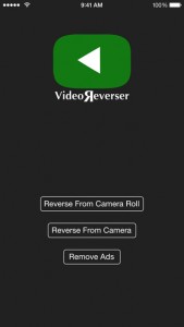 Video Reverser لعمل تأثير سينمائي على مقاطع الفيديو في iOS