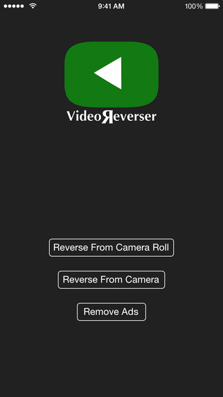 Video Reverser لعمل تأثير سينمائي على مقاطع الفيديو في iOS