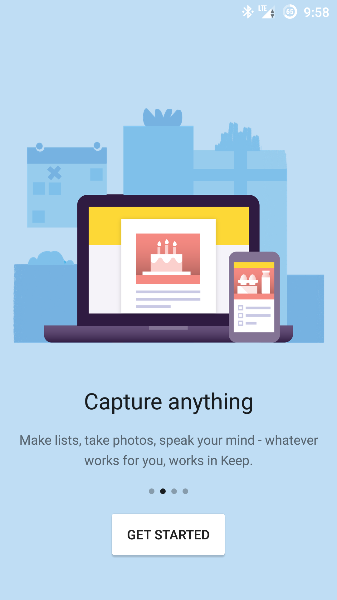 تحديث Google Keep على أندرويد يجلب واجهات ترحيب جديدة وأكثر