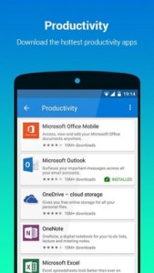 Microsoft Apps على أندرويد للمساعدة بالعثور وتحميل تطبيقات مايكروسوفت