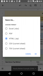 Google Sheets