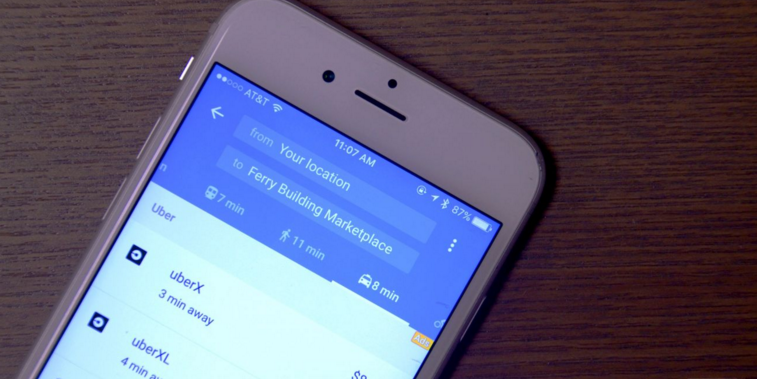 بعد إطلاقه على أندرويد خرائط قوقل على iOS تجلب ميزة خدمات التاكسي الجديدة