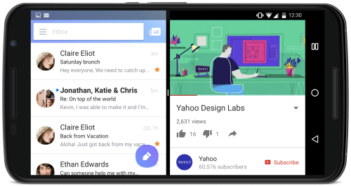 تطبيق ياهو ميل "Yahoo Mail" متوافق الآن اندرويد نوغا