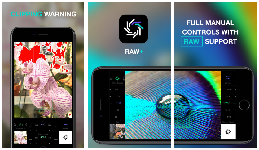 تطبيق RAW+ على آيفون لتصوير صور الخام وضبطها يدويًا