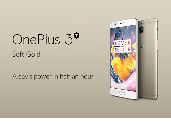 OnePlus 3T Gold