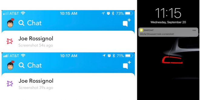 Snapchat Still Notifies You When Someone Screen Records Privately Messaged Snaps on iOS 11