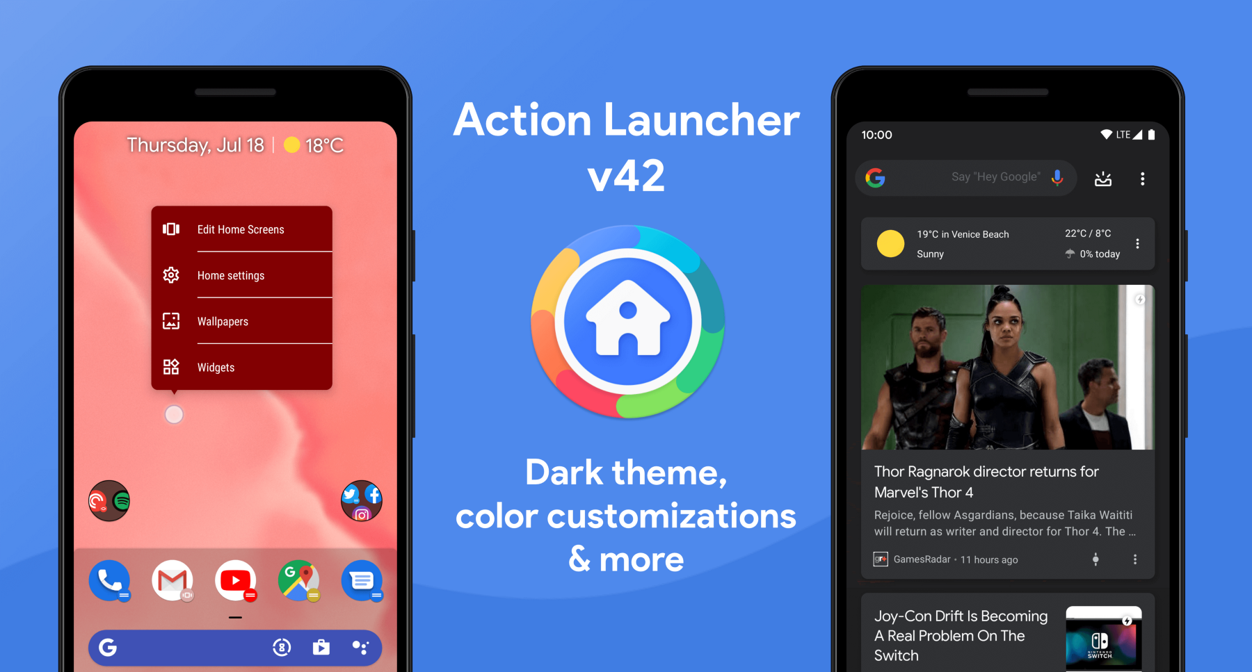 تحديث تطبيق ActionLauncher يحصل على المزيد من تخصيص الثيمات وأكثر