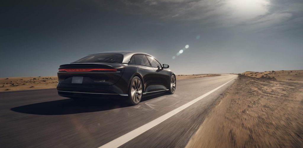 السيارة الكهربائية لوسيد آير تعد بقطع 832 كيلو متر على شحنة واحدة - Lucid Air - Lucid Motors