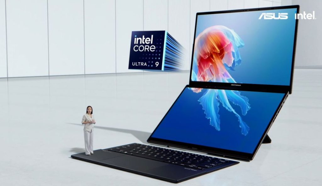 أسوس تكشف عن لابتوب Zenbook Duo ثنائي الشاشة لعام 2024