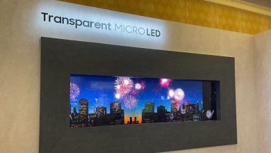 سامسونج تكشف عن أول شاشة شفافة بتقنية MicroLED في معرض CES 2024