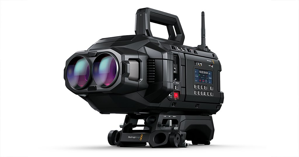 الكشف عن كاميرا Blackmagic URSA Cine Immersive لإنتاج مقاطع فيديو غامرة