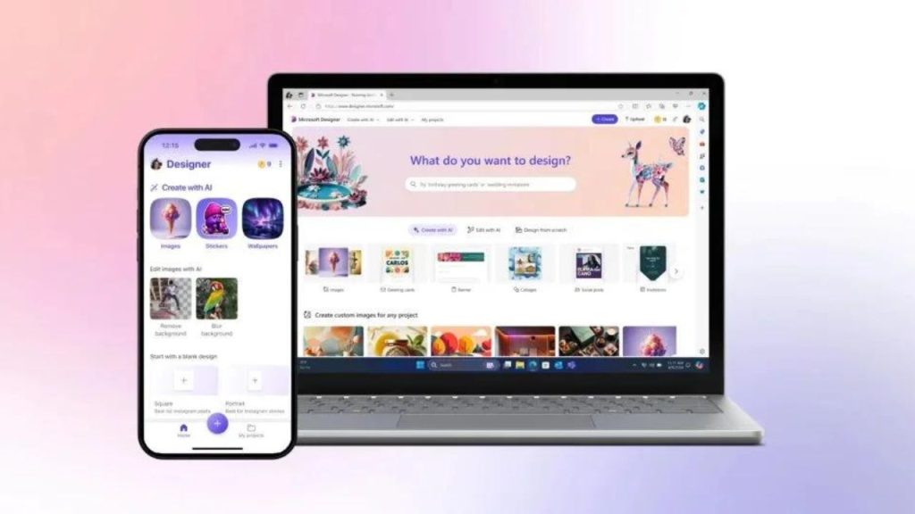 مايكروسوفت تُطلق تطبيق Designer على iOS وأندرويد