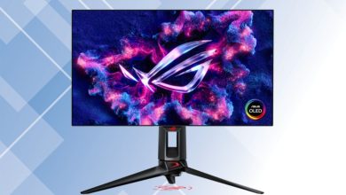 أسوس تكشف عن شاشة ألعاب ROG Swift OLED PG27AQDP بمعدل تحديث 480 هرتز