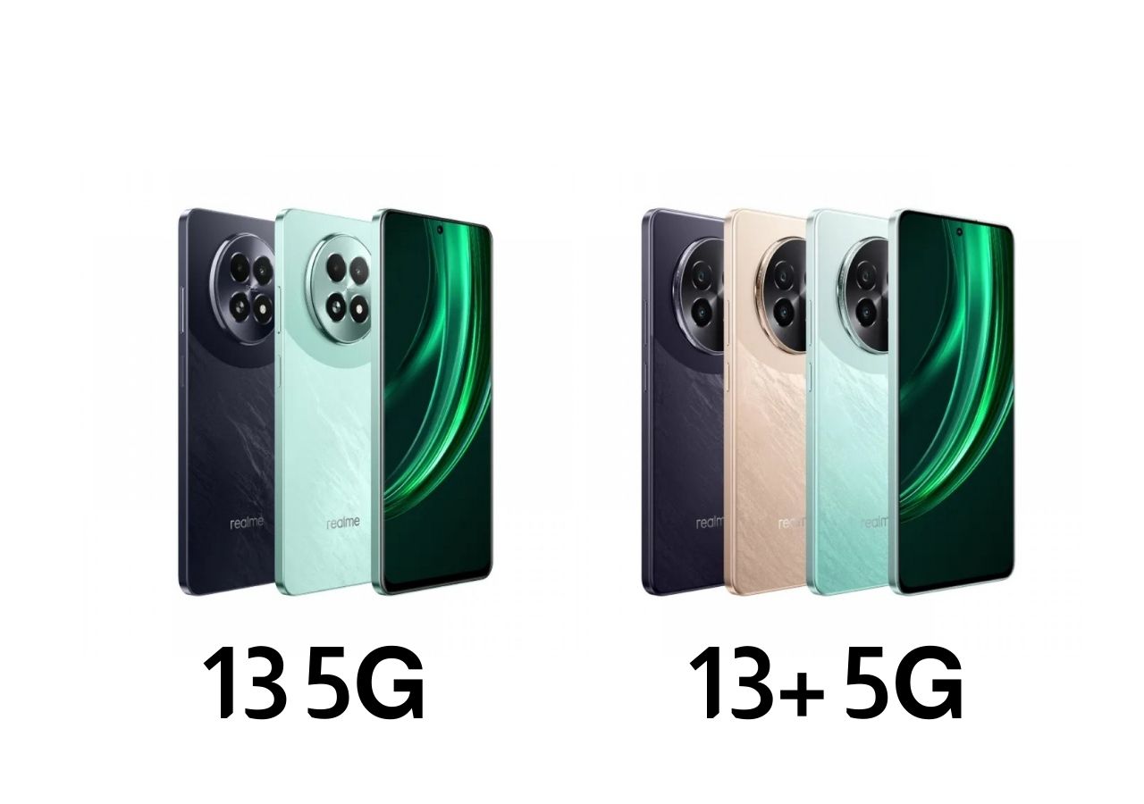 إطلاق هاتفي Realme 13+ 5G وRealme 13 5G بأسعار تنافسية